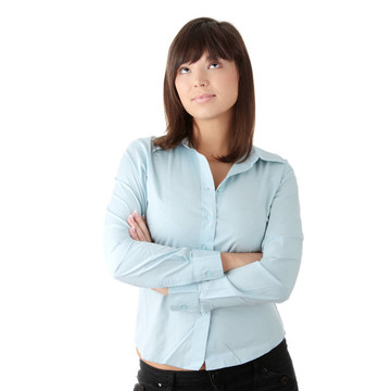 年輕漂亮的商業(yè)女性