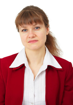 白色商業(yè)女性肖像