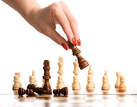 象棋與女人手