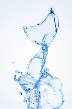 白色水潑
