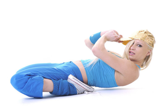 女子健身舞蹈鍛煉