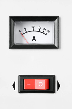 電源開關(guān)和ampermeter