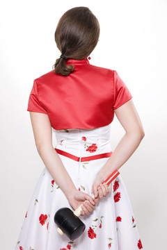 女人用錘