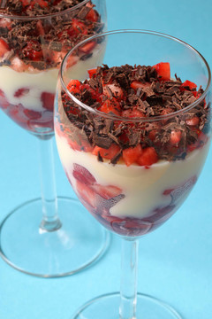 Strawberry和巧克力甜點(diǎn)