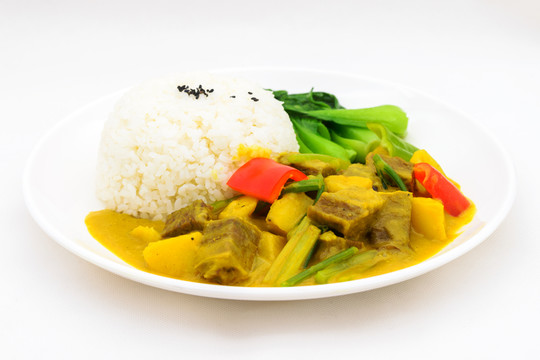 青椒牛肉蓋澆飯