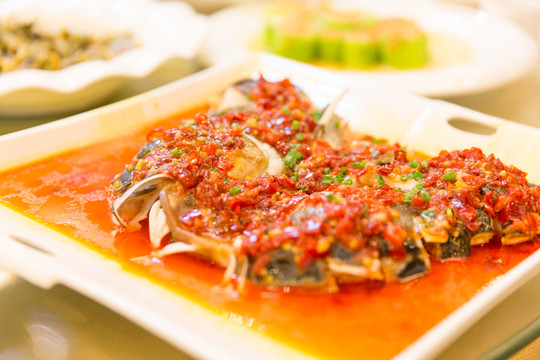 中國(guó)名菜 剁椒魚頭
