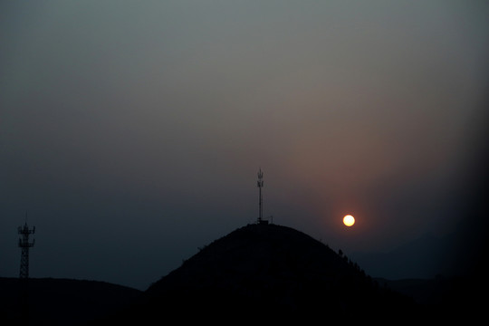 日落