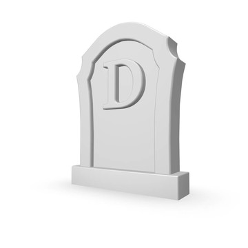 字母D的墓碑