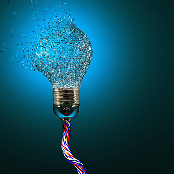電燈泡爆炸