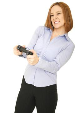 女人玩游戲