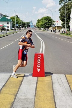 鐵人三項跑步運動員