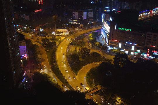 重慶石橋鋪夜景 重慶夜景