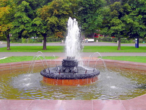 城市公園噴泉