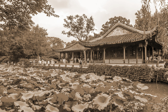蘇州園林老照片
