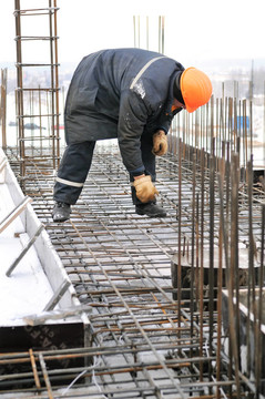 建筑工地工人