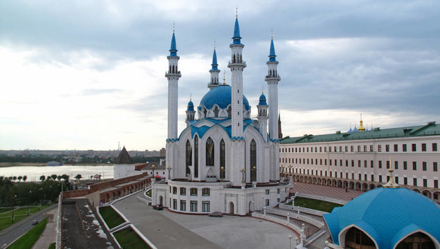 Kul Sharif清真寺和舊宮；Kazan