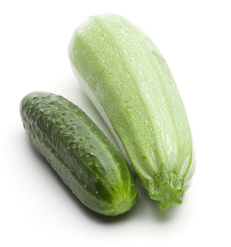 生熟黃瓜和南瓜