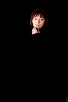 年輕美女抑郁癥
