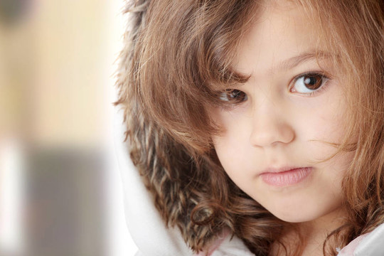一個(gè)5歲女孩的肖像