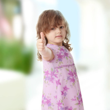 一個5歲女孩的肖像