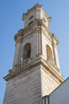 麥當娜迪洛雷托鐘樓。Mola di Bari。Apulia。