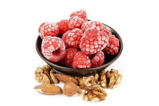 Frozen Raspberries和堅(jiān)果