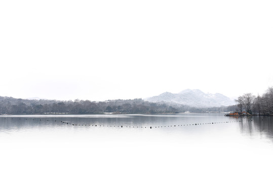 西湖雪景