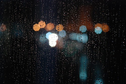 玻璃雨珠