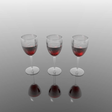 3D酒杯