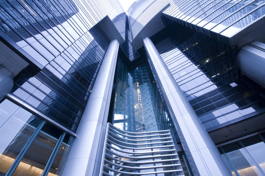 這是一個香港的現(xiàn)代建筑