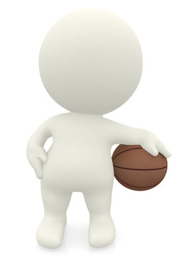 3D籃球運動員