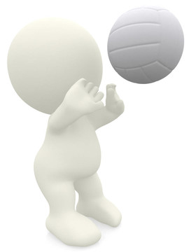 3d排球運動員