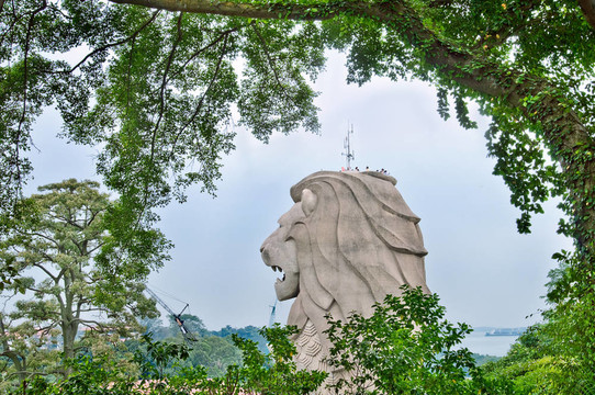 魚尾獅；新加坡