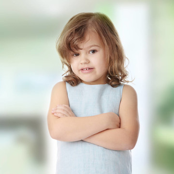 一個(gè)5歲女孩的肖像