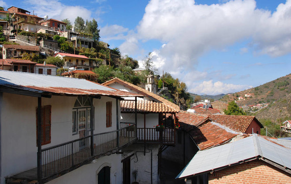 kalopanayiotis塞浦路斯的山村