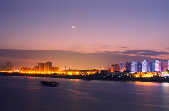贛江夜景 南昌紅谷灘夜景