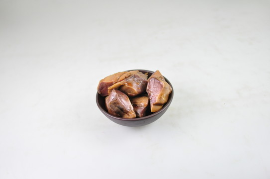 美食拍照鹵味鴨胗