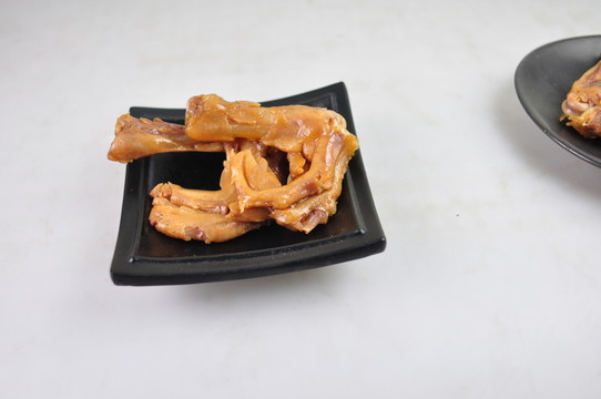 美食拍照鹵味鴨掌