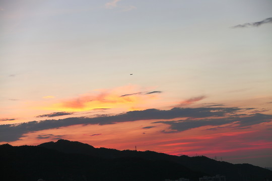 夕陽彩云