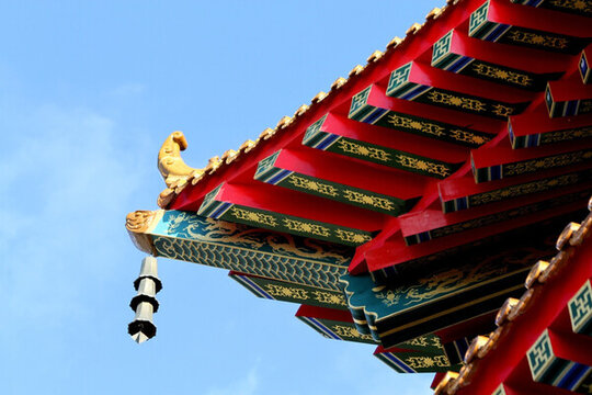 飛檐 房檐 園林 古建筑 中國(guó)