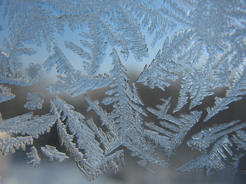 冬窗雪紋