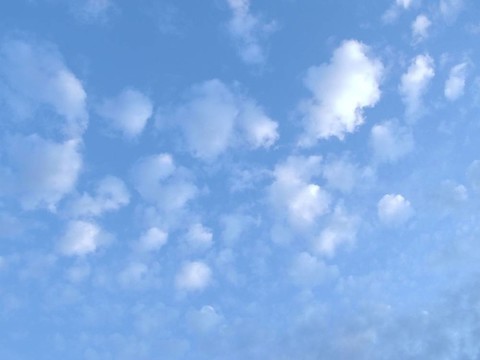多云的天空