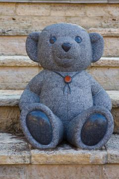 Teddy Bear大理石雕像