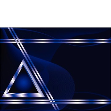 皇家藍銀名片模板