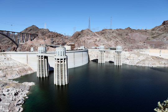 米德湖和Hoover Dam