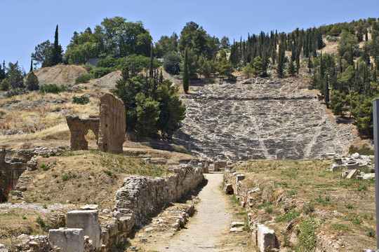 在古代斯Peloponnesus；格力