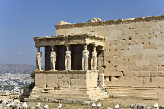 erechteion寺；Athens