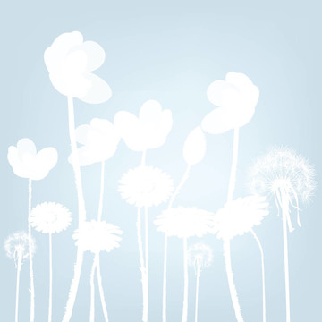 時(shí)尚花卉背景