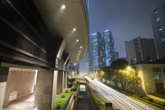 這在香港是一個(gè)交通繁忙的夜晚