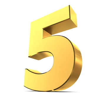 閃亮數(shù)字5 - Gold